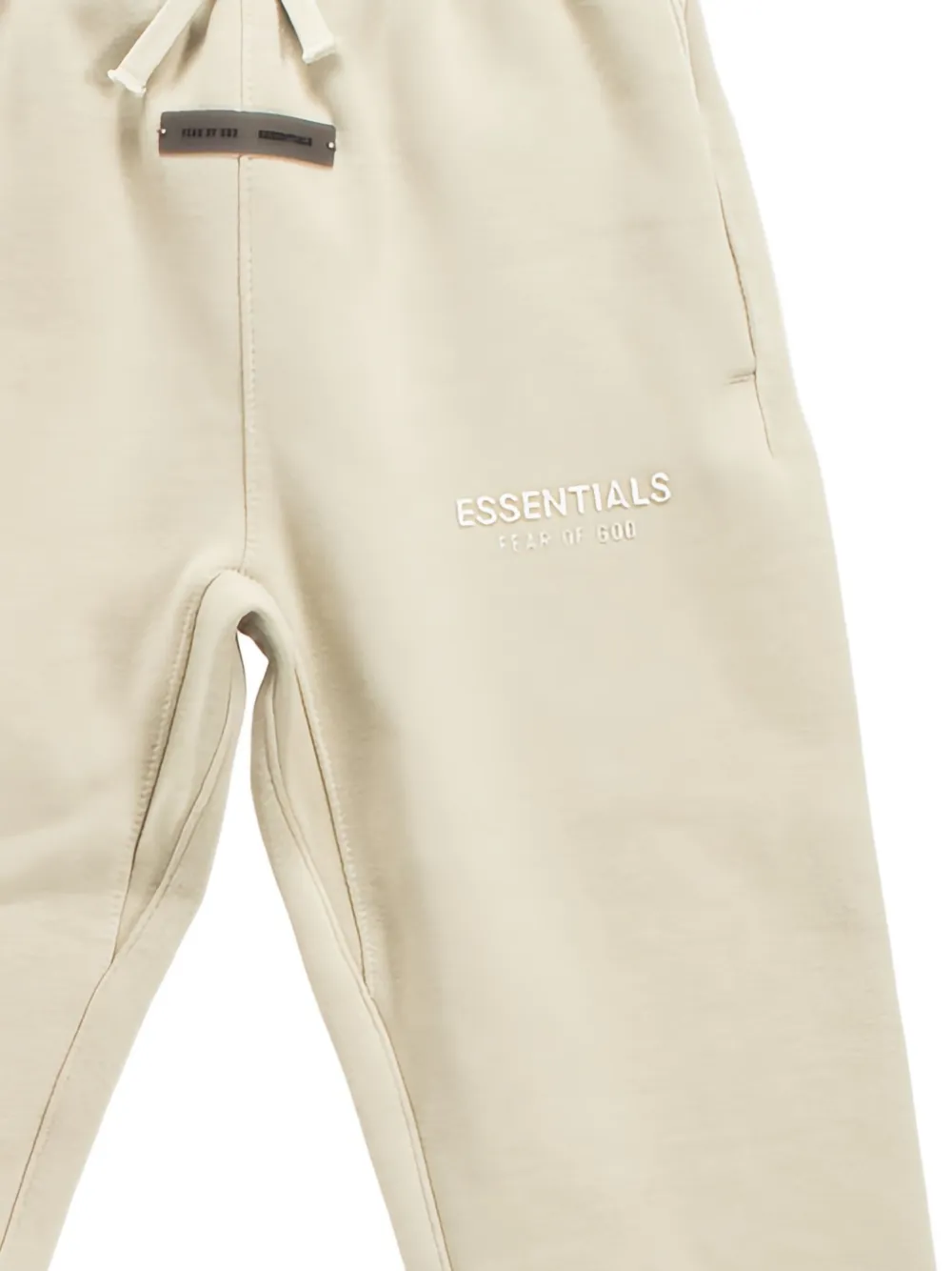 Essentials Logo-detail Track Pants In Neutral
