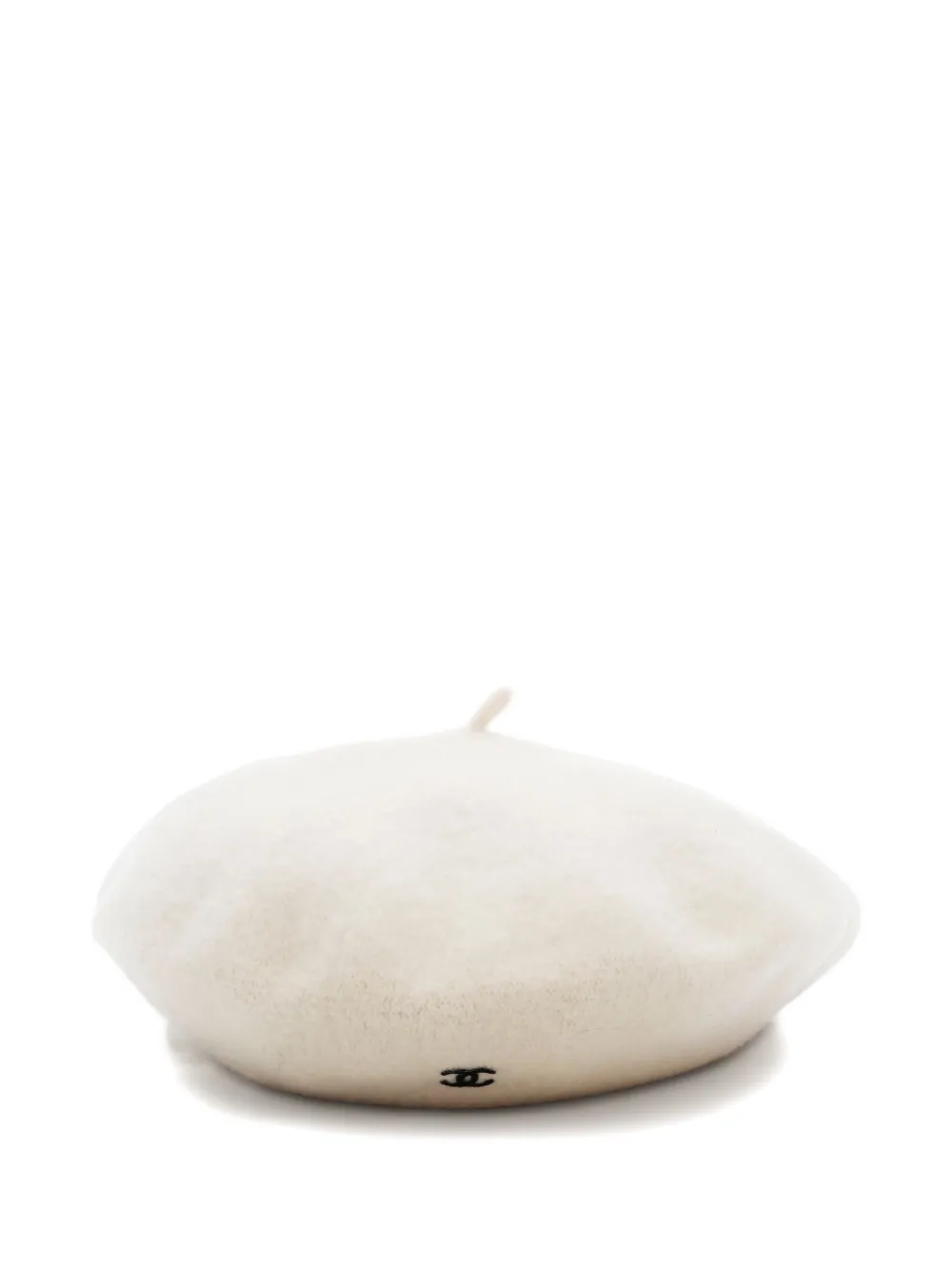 CHANEL Pre-Owned 1998 wool beret | White | Image 1