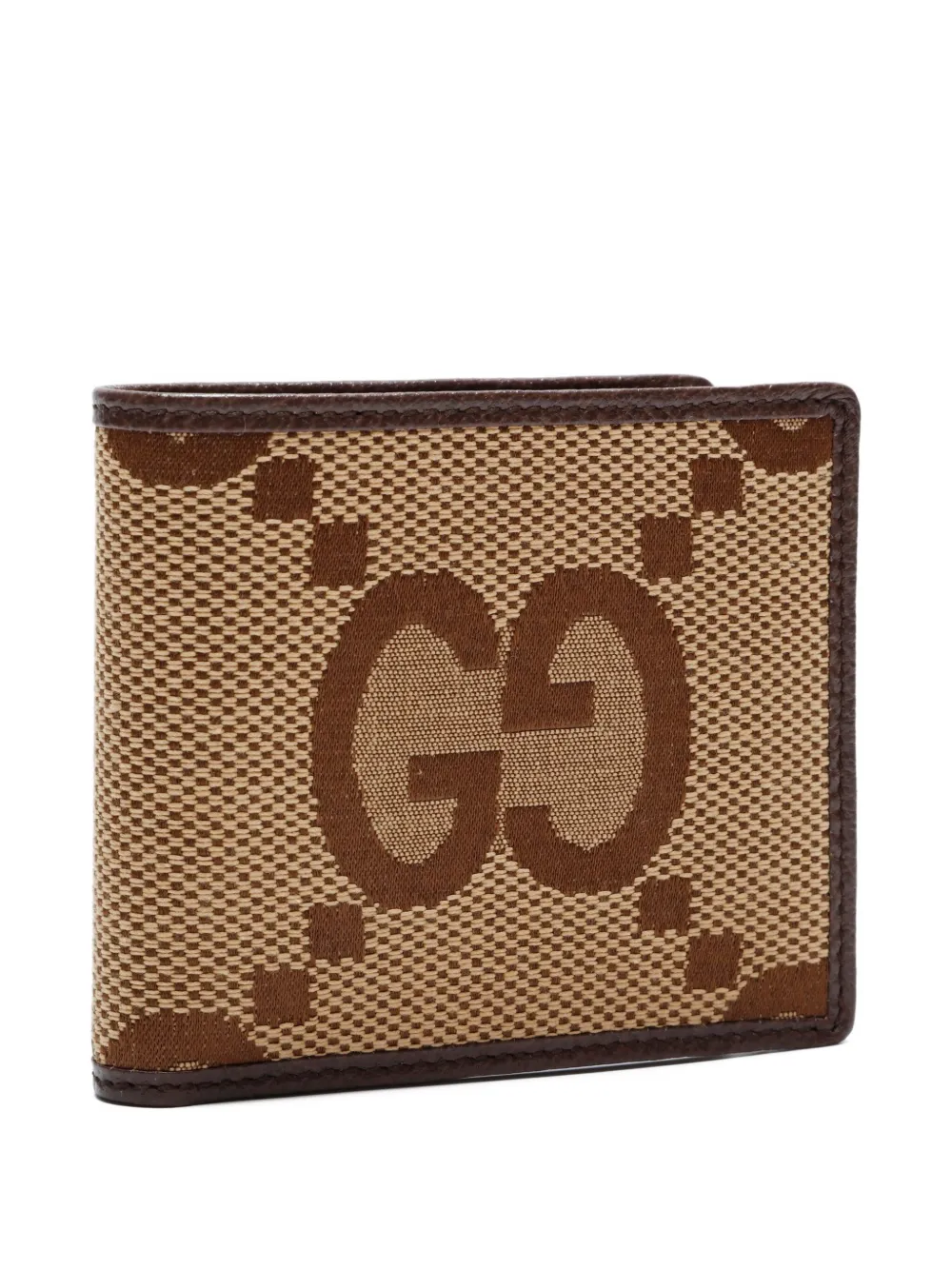Pre-owned Gucci 2015-2024s Gg Canvas Wallet In Brown