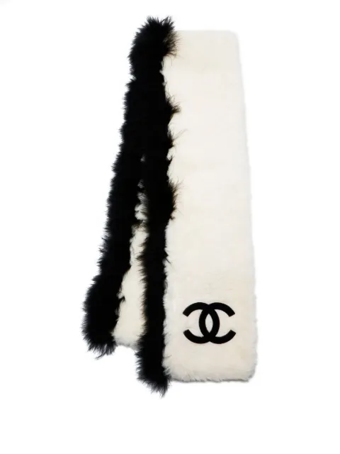 CHANEL Pre-Owned 1994 CC Mark logo scarf