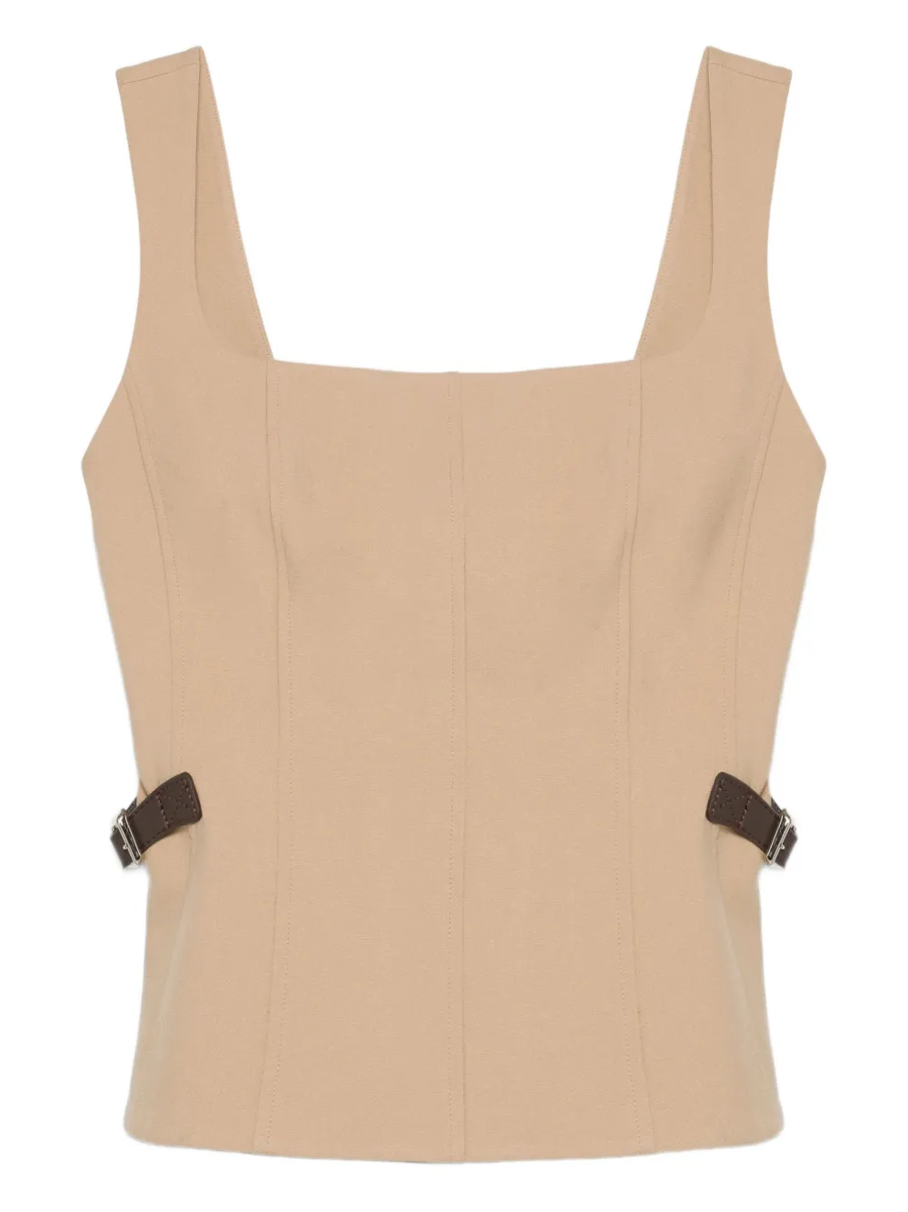 Simkhai square-neck top | Neutrals | Image 1