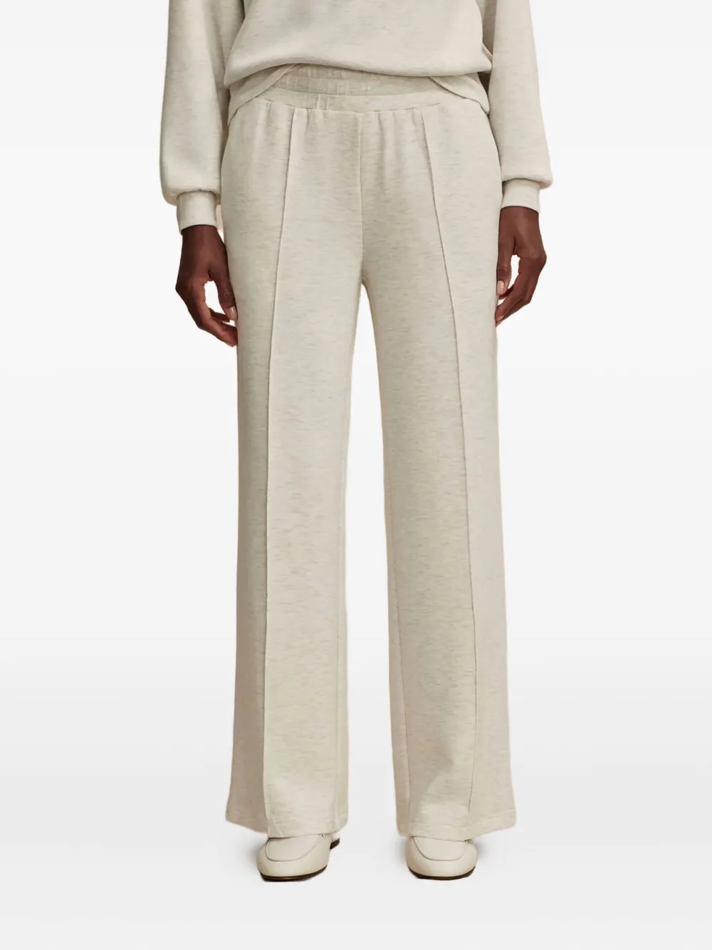 Varley wide-leg elastic-waist trousers - Wit