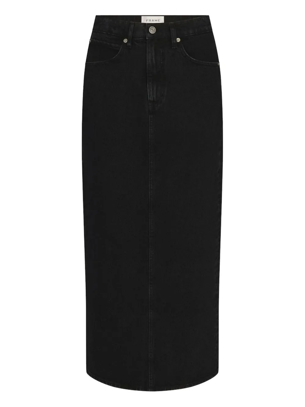 FRAME button-fastening midi skirt | Black | Image 1