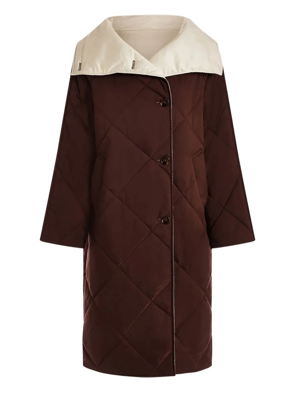 Varley Reversible-design Coat In Neutral