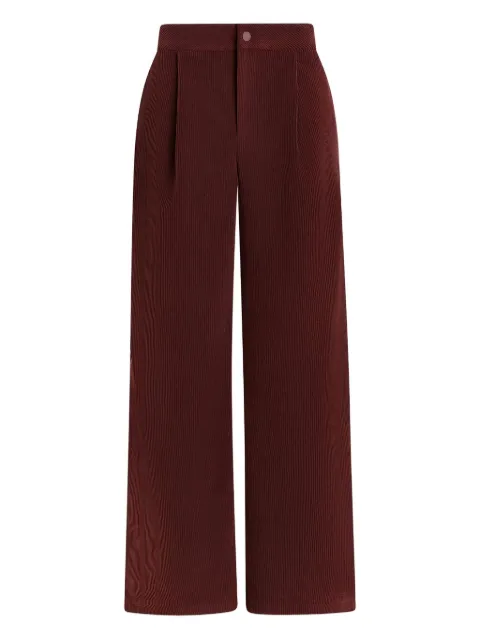 Varley pleated wide-leg trousers