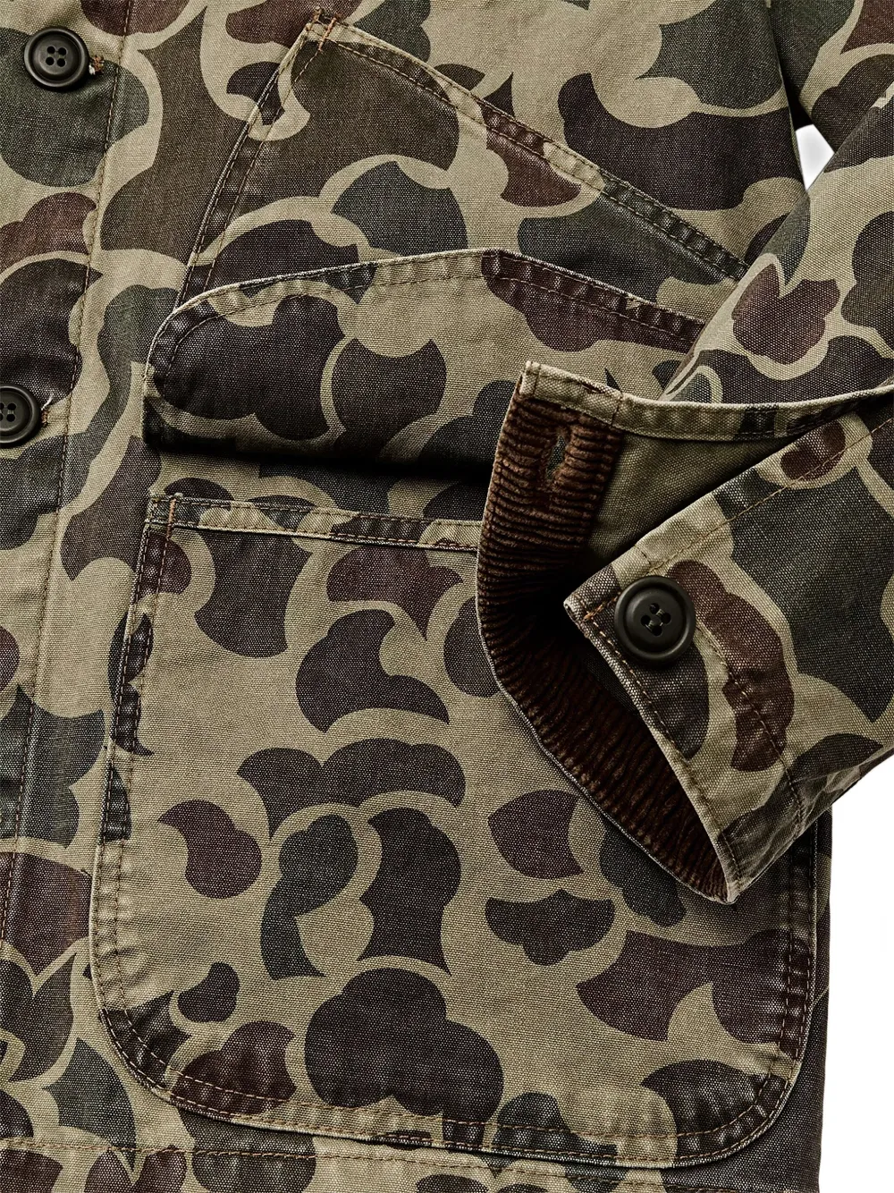 Filson Camouflage-print Shirt Jacket In Multi