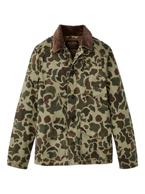 Filson camouflage-print shirt jacket