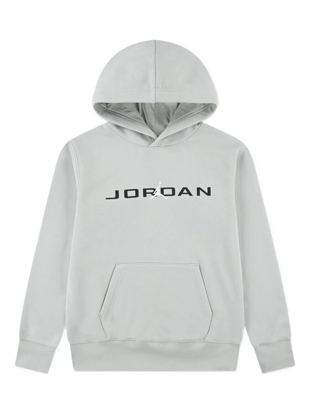Jordan Kids logo hooded hoodie - Grigio