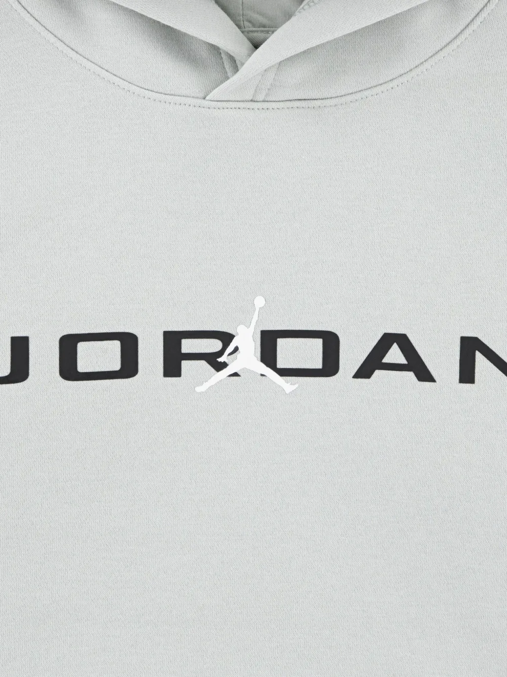 Jordan Logo Hooded Hoodie In Gray