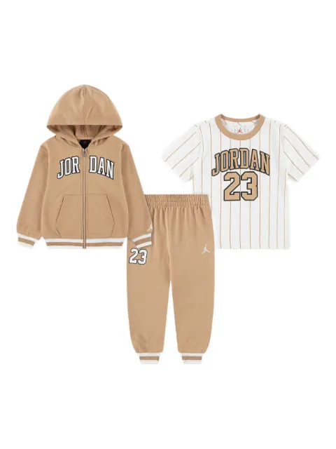 Jordan Kids striped tracksuit (set of three pieces)
