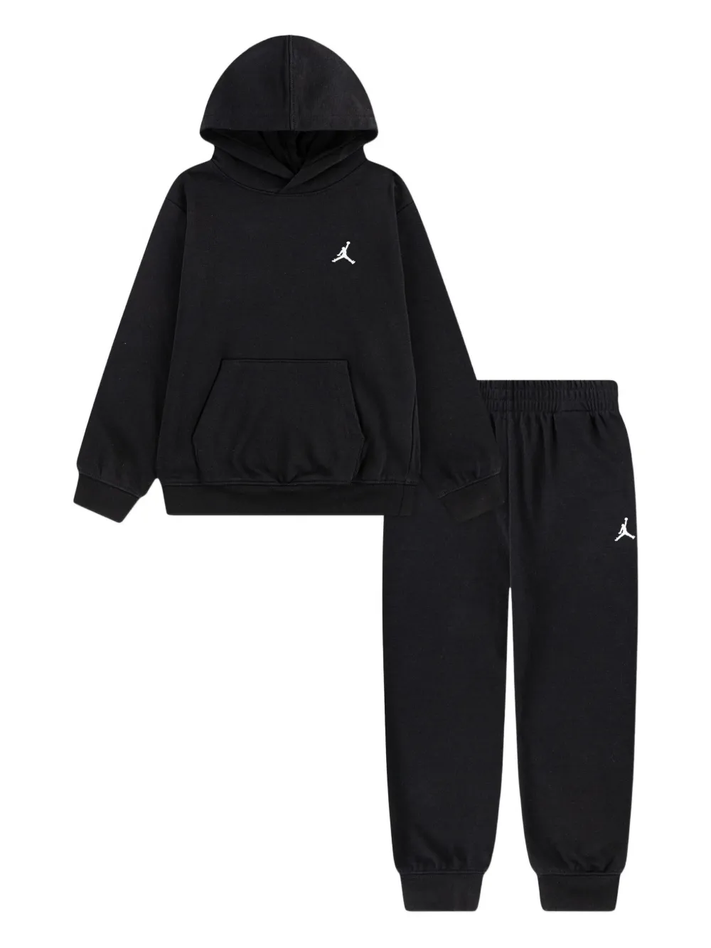 Jordan Kids logo-embroidered hooded tracksuit | أسود | Image 1
