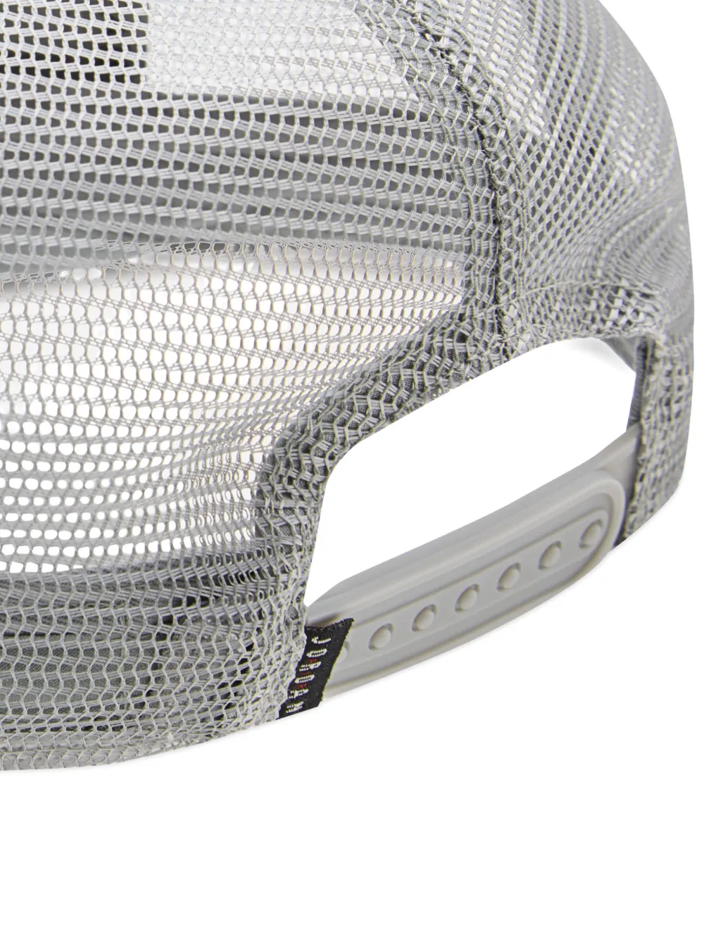 Jordan Logo-plaque Mesh Cap In Gray