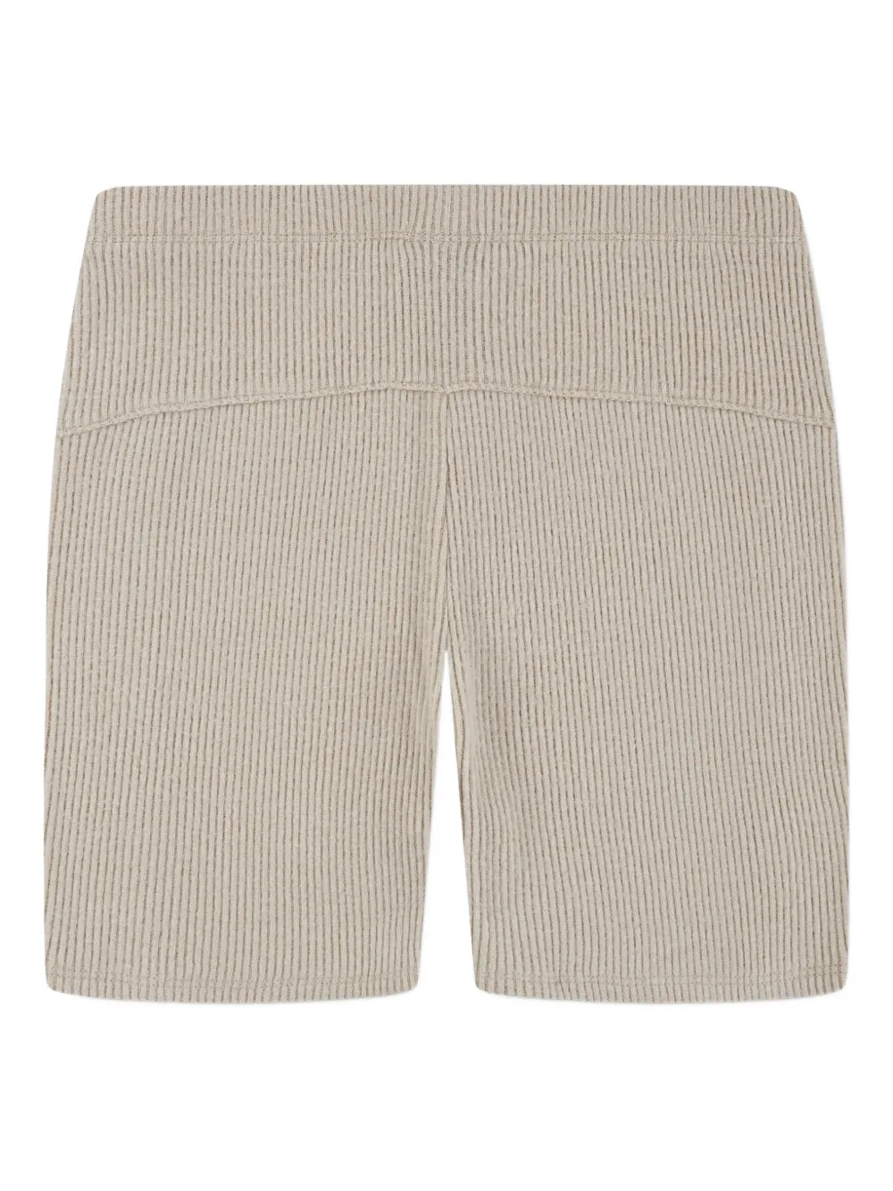 Jordan Ribbed Logo-embroidered Shorts In Neutral