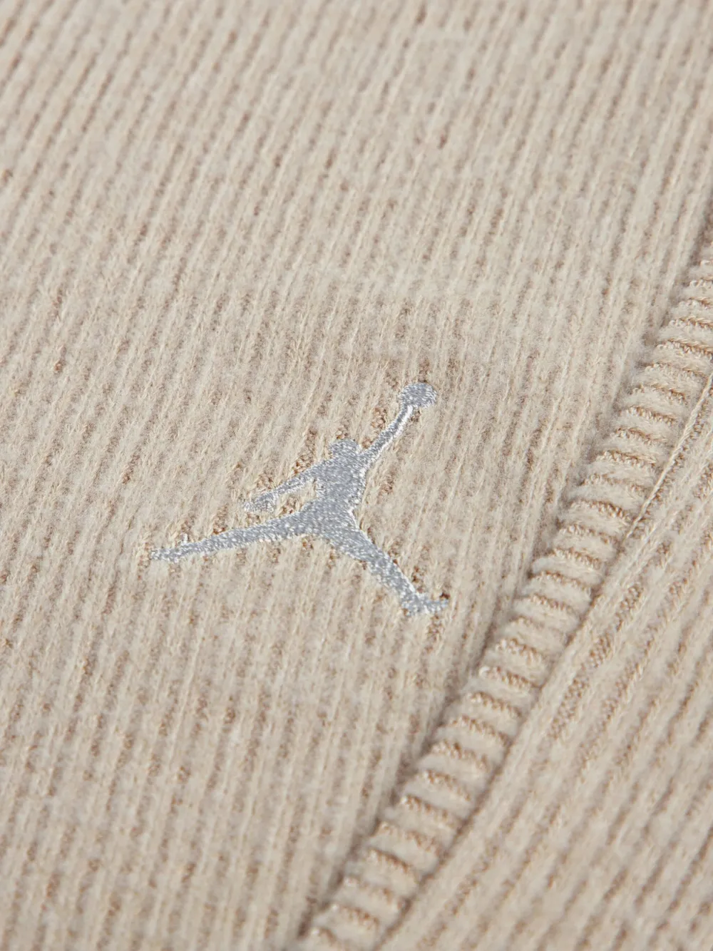 Jordan Ribbed Logo-embroidered Shorts In Neutral