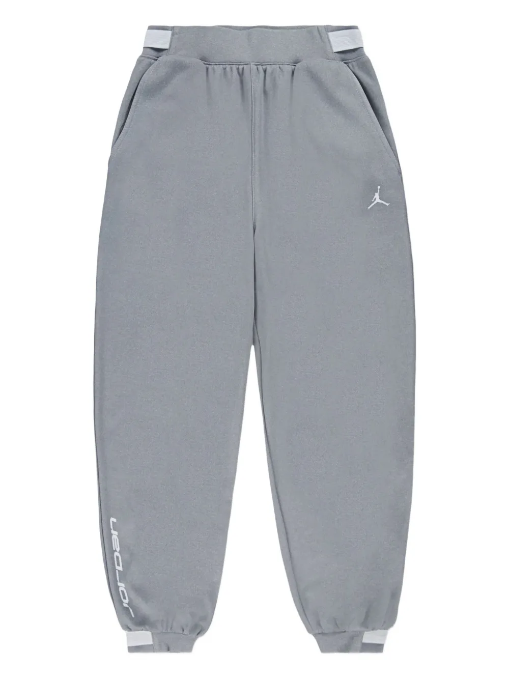 Jordan Logo-embroidered Trousers In Gray