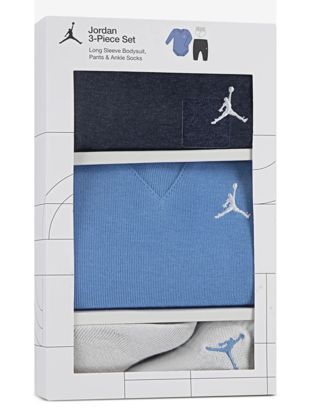 Jordan Baby Boys Essential Bodysuit Set In Multi