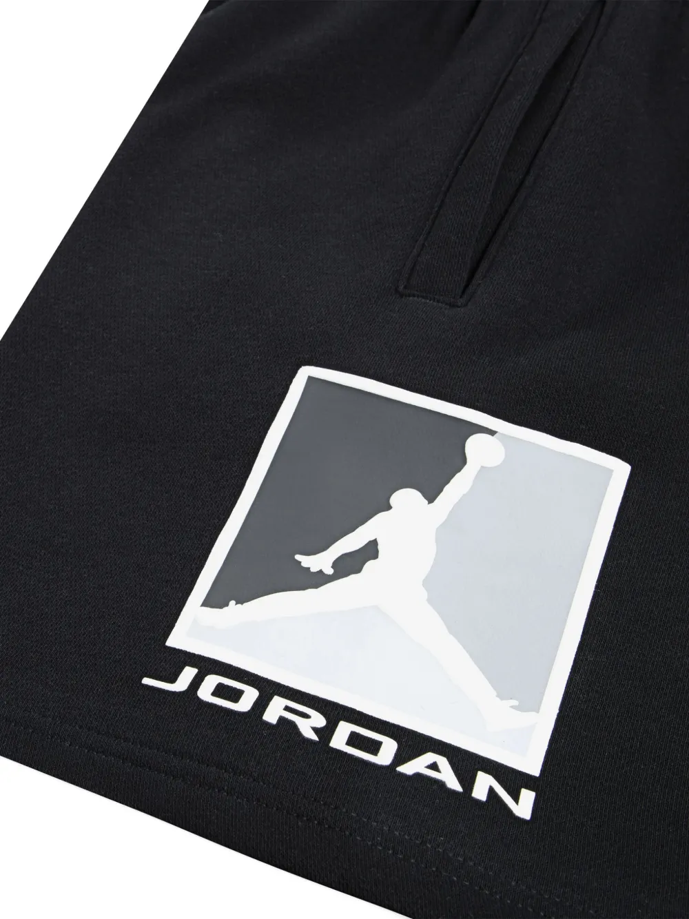 Jordan Kids Shorts verfraaid met logo Zwart