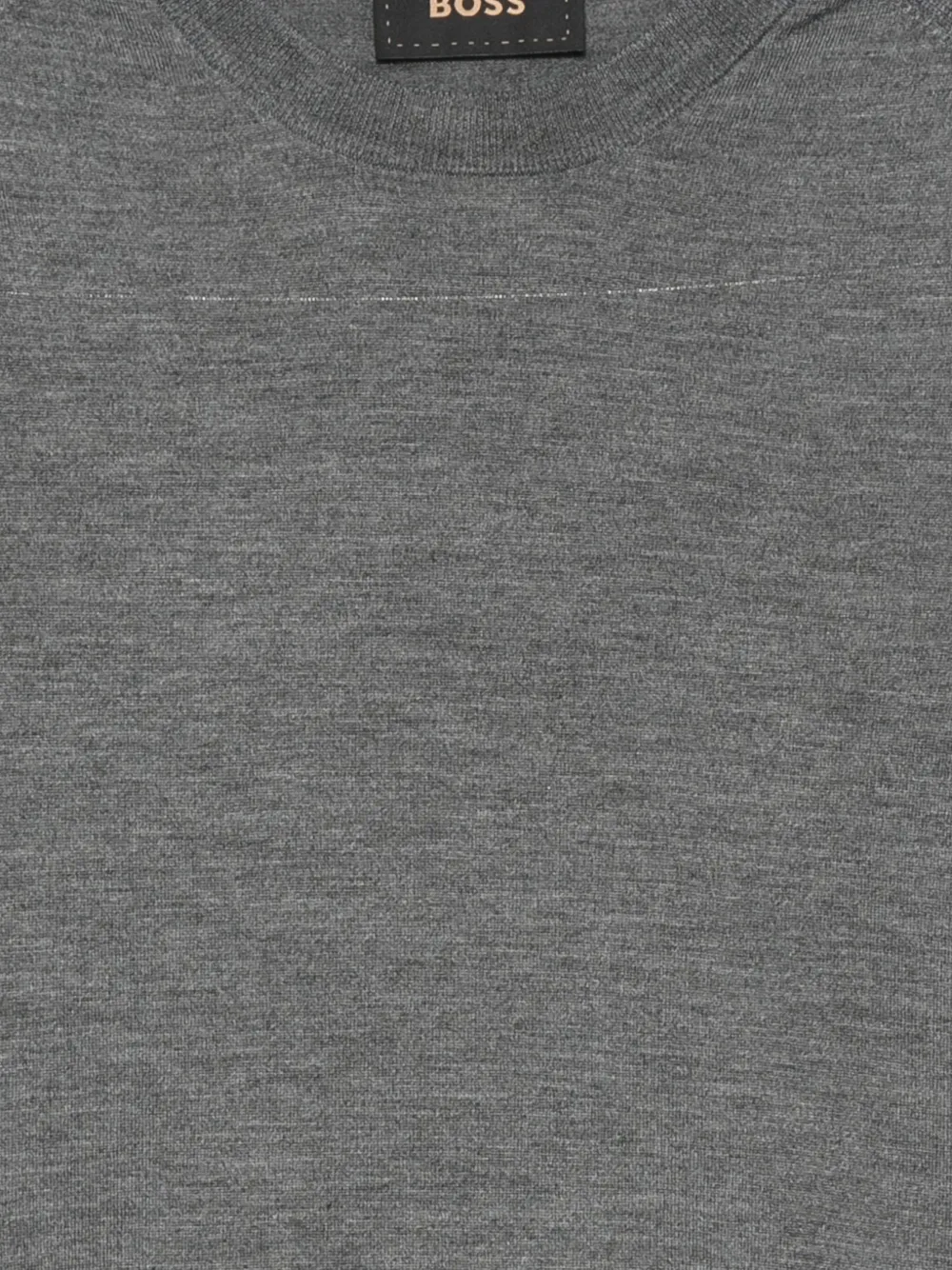 Hugo Boss Crew-neck Sweater In Gray