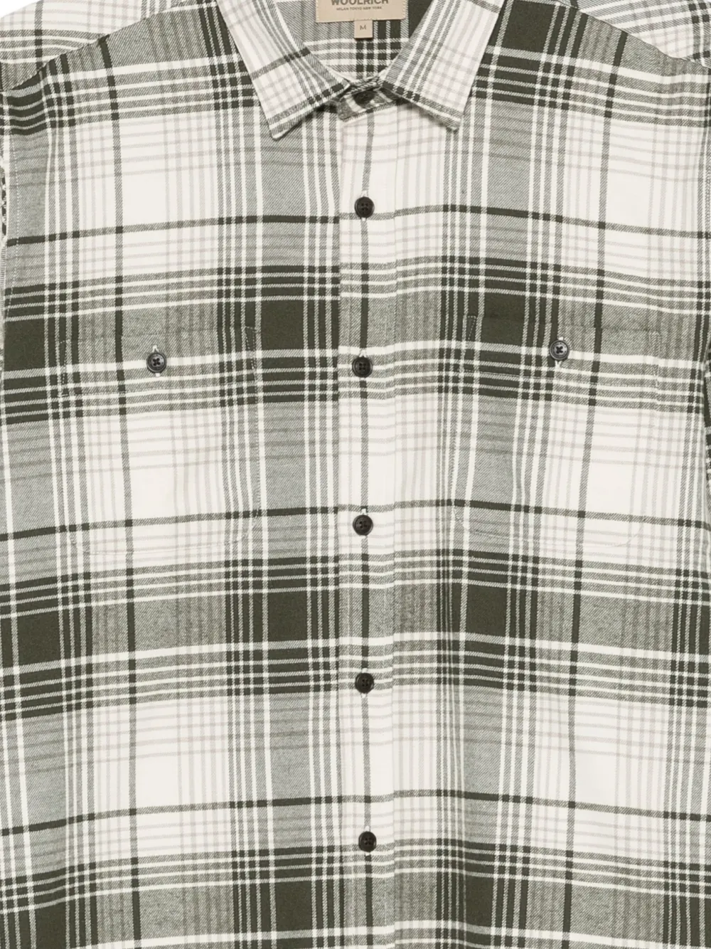 Woolrich Check Shirt In Green