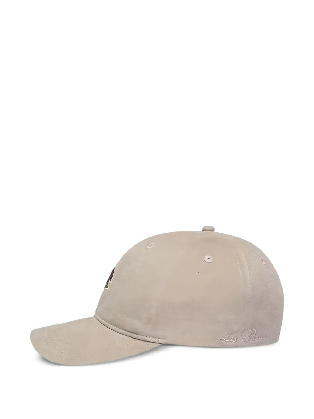 Les Deux Felipe Dad hoed met borduurwerk Beige