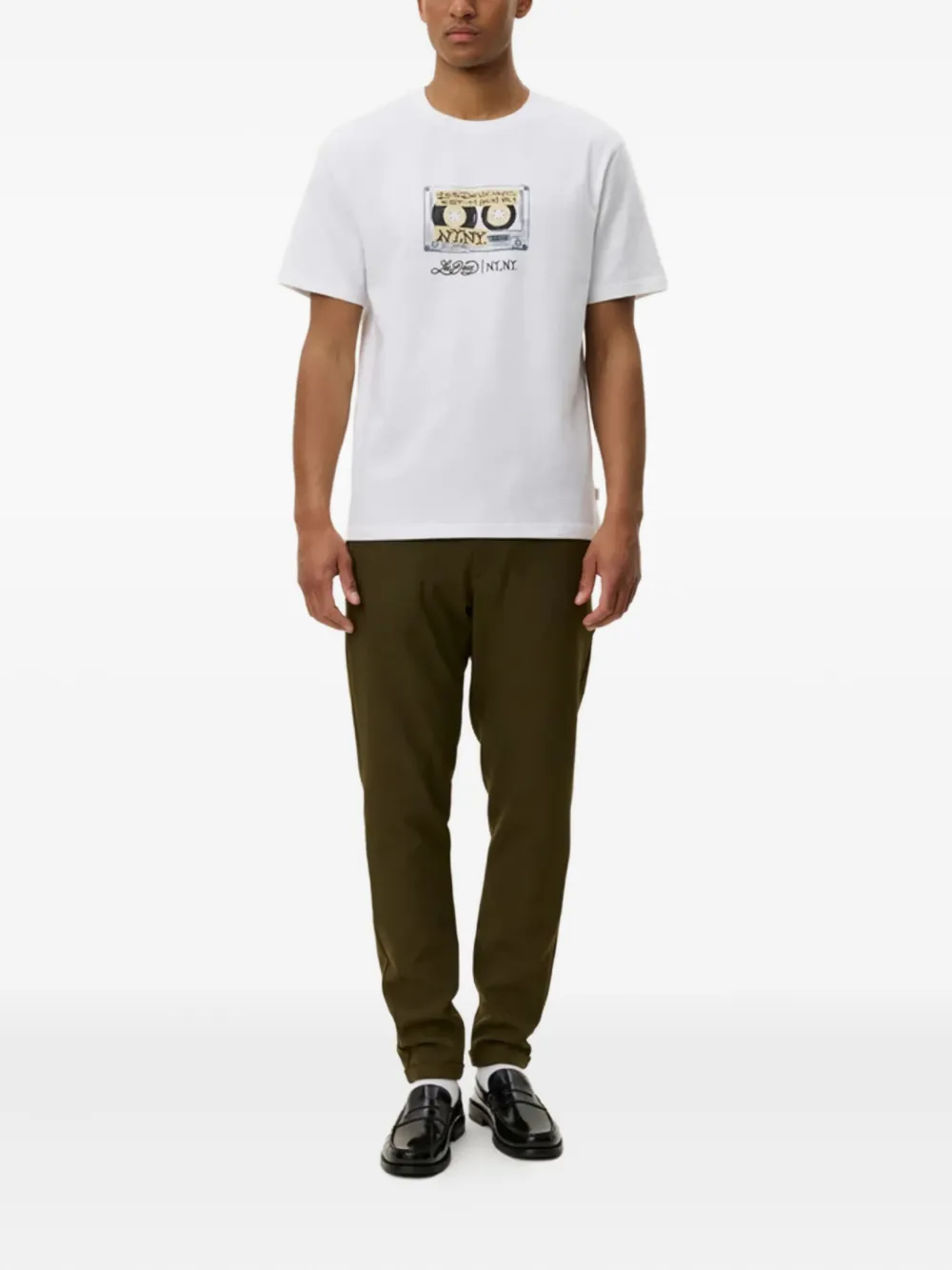 Les Deux cassette-print T-shirt | Image 2
