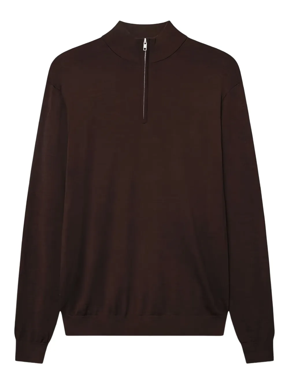 Les Deux Greyson half-zip jumper | Brown | Image 1