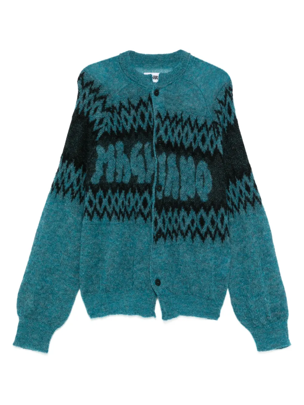 Magliano patterned buttoned cardigan | Blue | Image 1