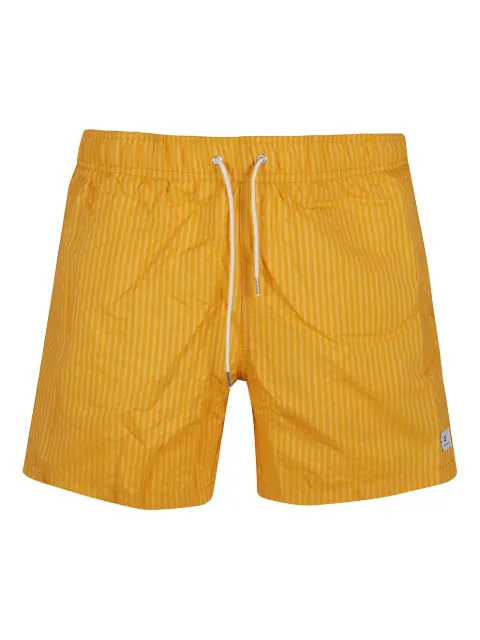 Department 5 striped drawstring swim shorts
