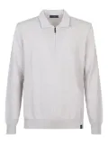 Fay zip-front polo shirt - Grey