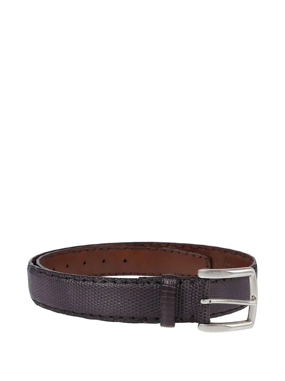 Reptile's House embossed leather belt | Purple | Image 1