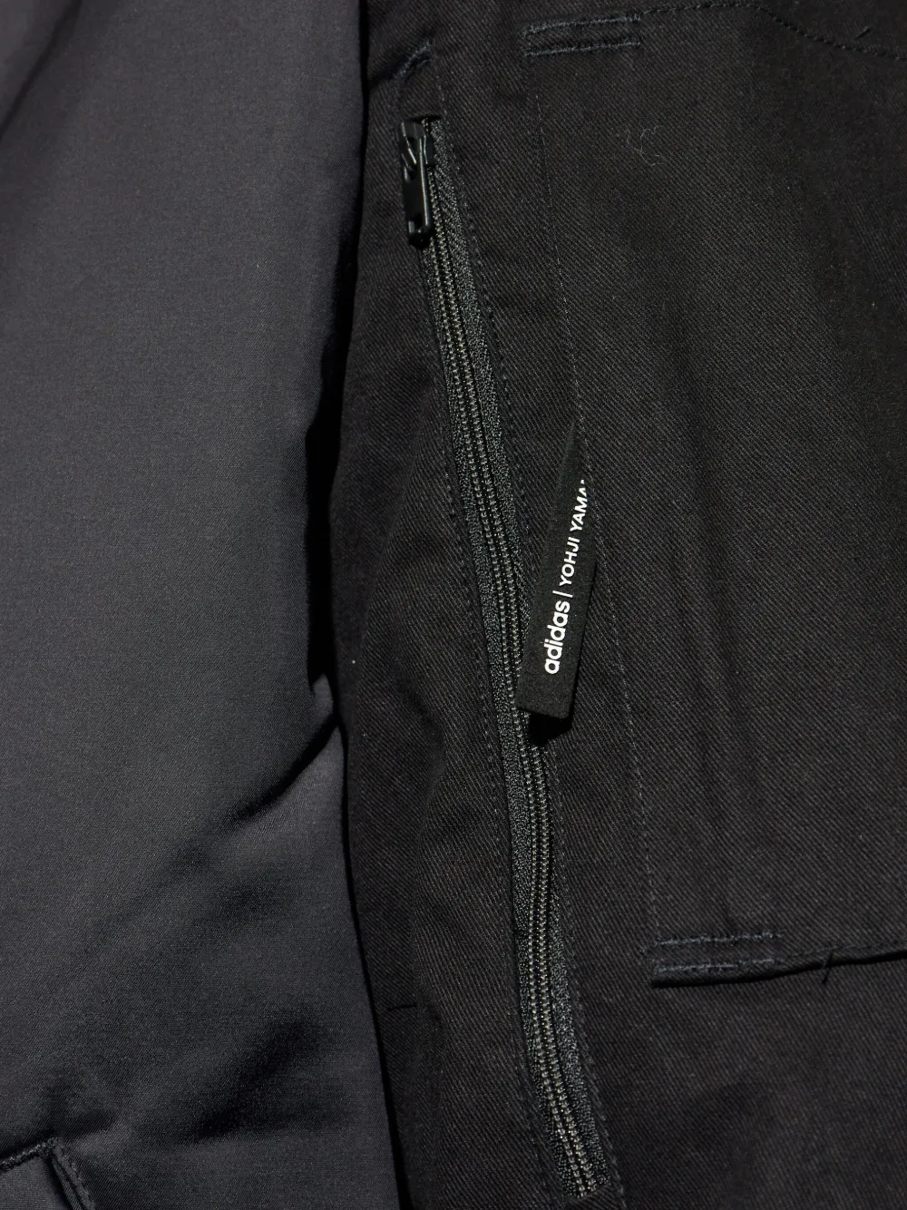 Y-3 Contrast-panel Bomber Jacket In Black