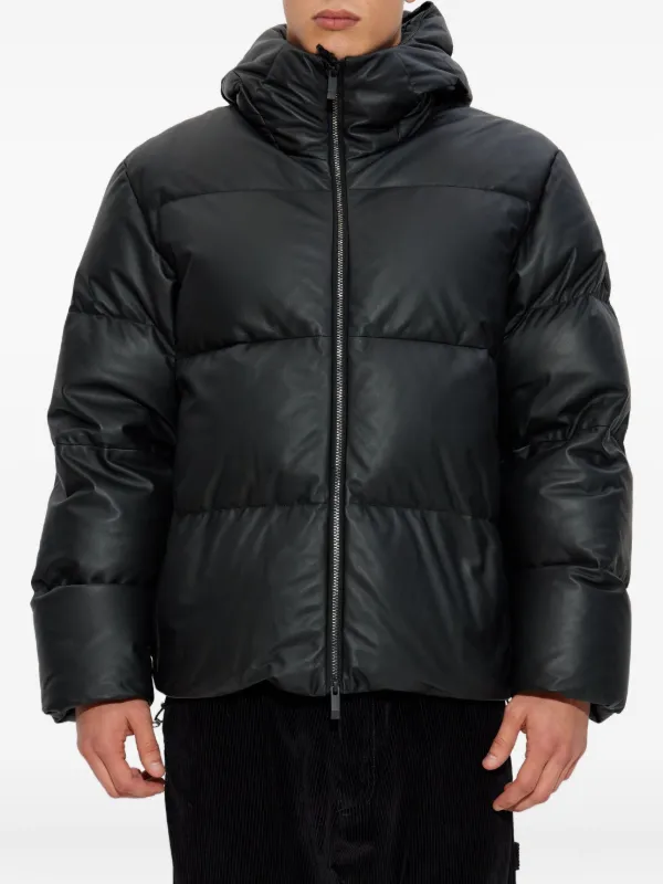 Moncler フーデッド パデッドジャケット | ブラック | FARFETCH JP