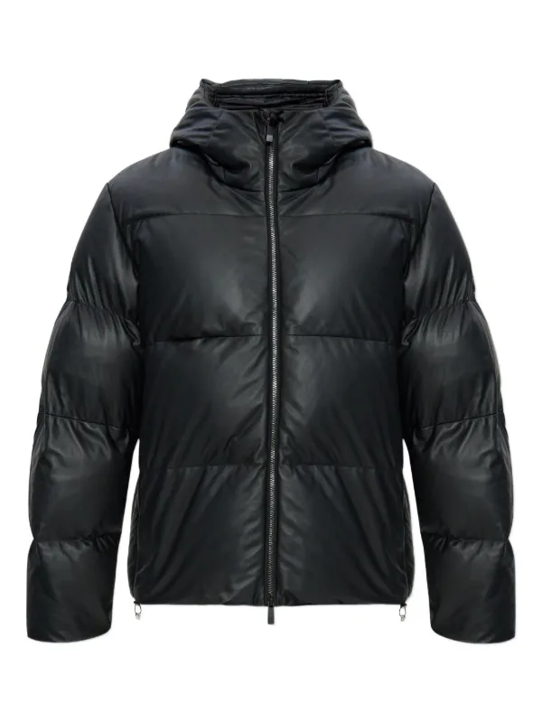 Moncler フーデッド パデッドジャケット | ブラック | FARFETCH JP