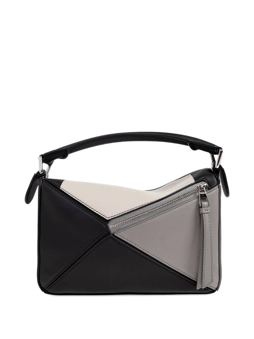 Loewe Leather Tote Bag In Black