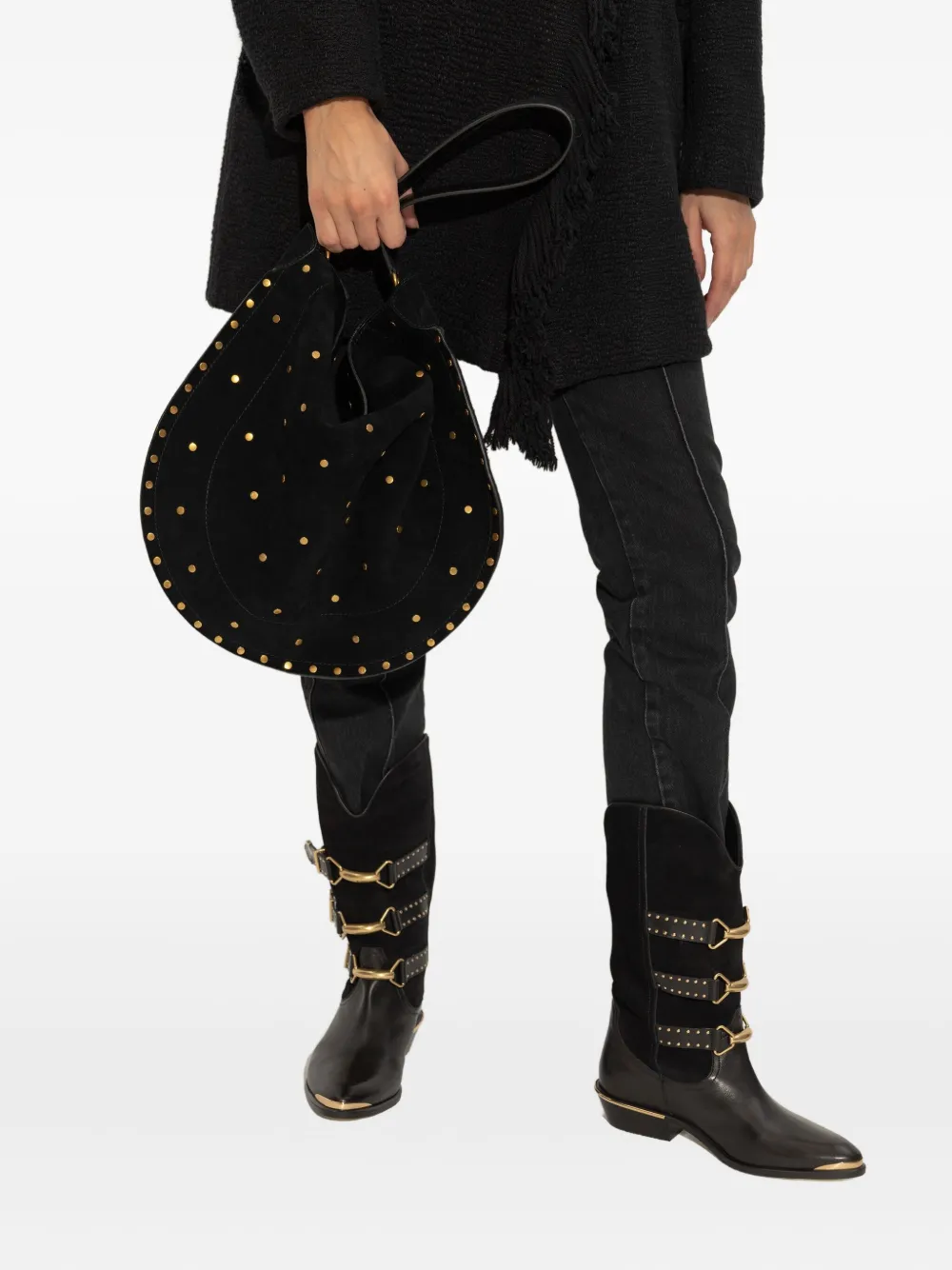 ISABEL MARANT Oskan shoulder bag - Zwart