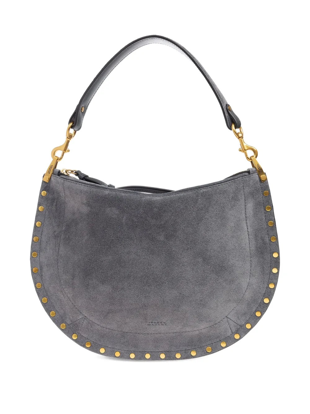 Isabel Marant Studded Shoulder Bag In Gray