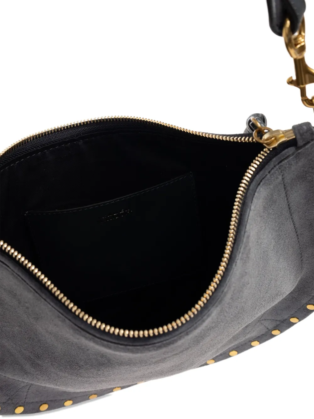 Isabel Marant Studded Shoulder Bag In Gray