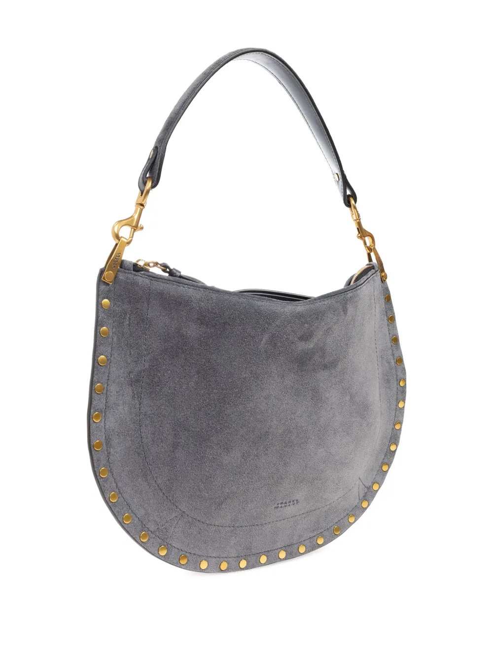 Isabel Marant Studded Shoulder Bag In Gray
