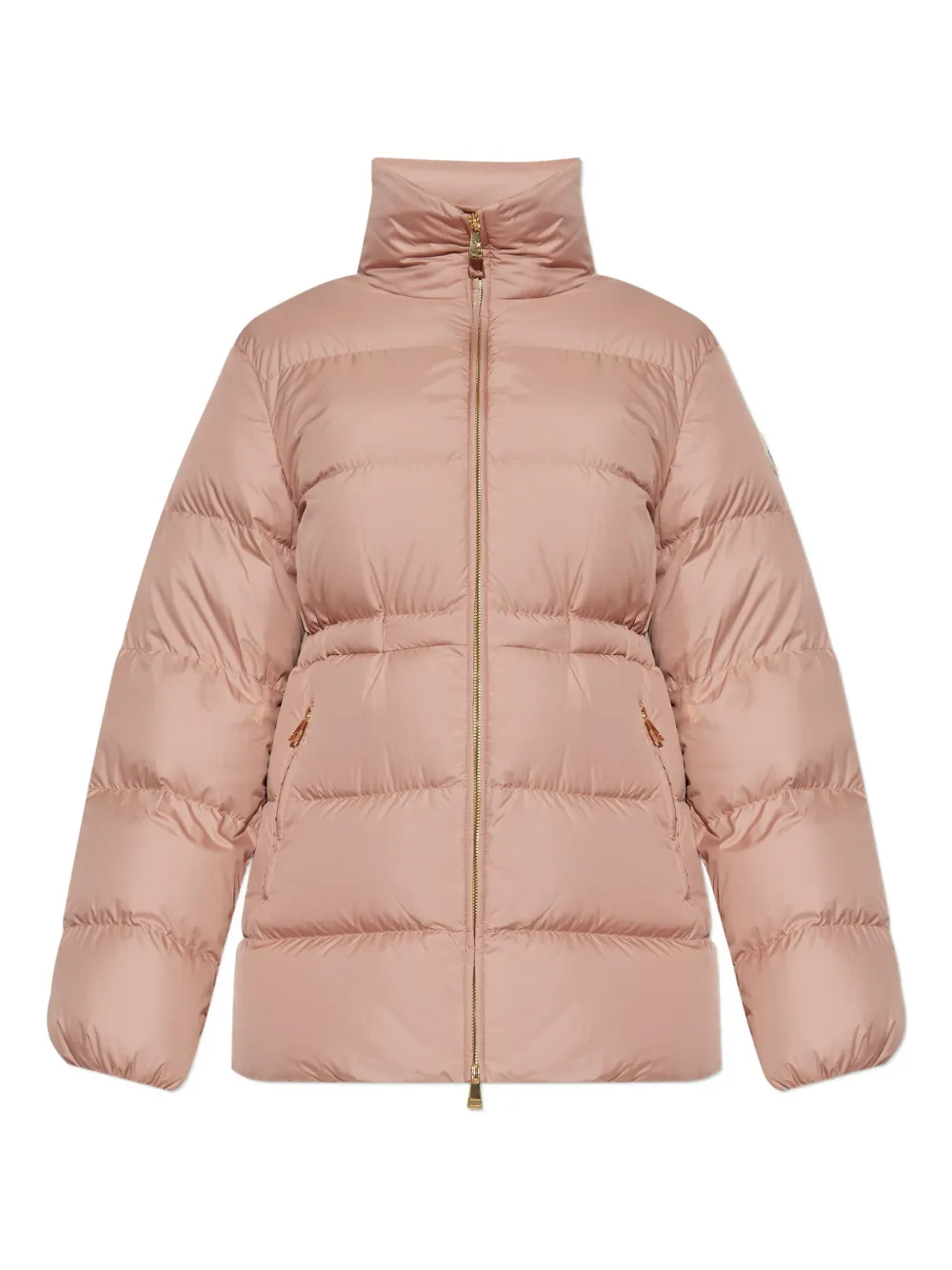 Moncler Brossette Down Jacket In Pink
