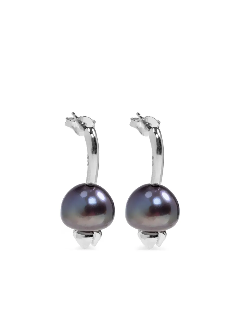 LOEWE パールドロップ ピアス - シルバートーン LOEWE パールドロップ ピアス - シルバートーン
