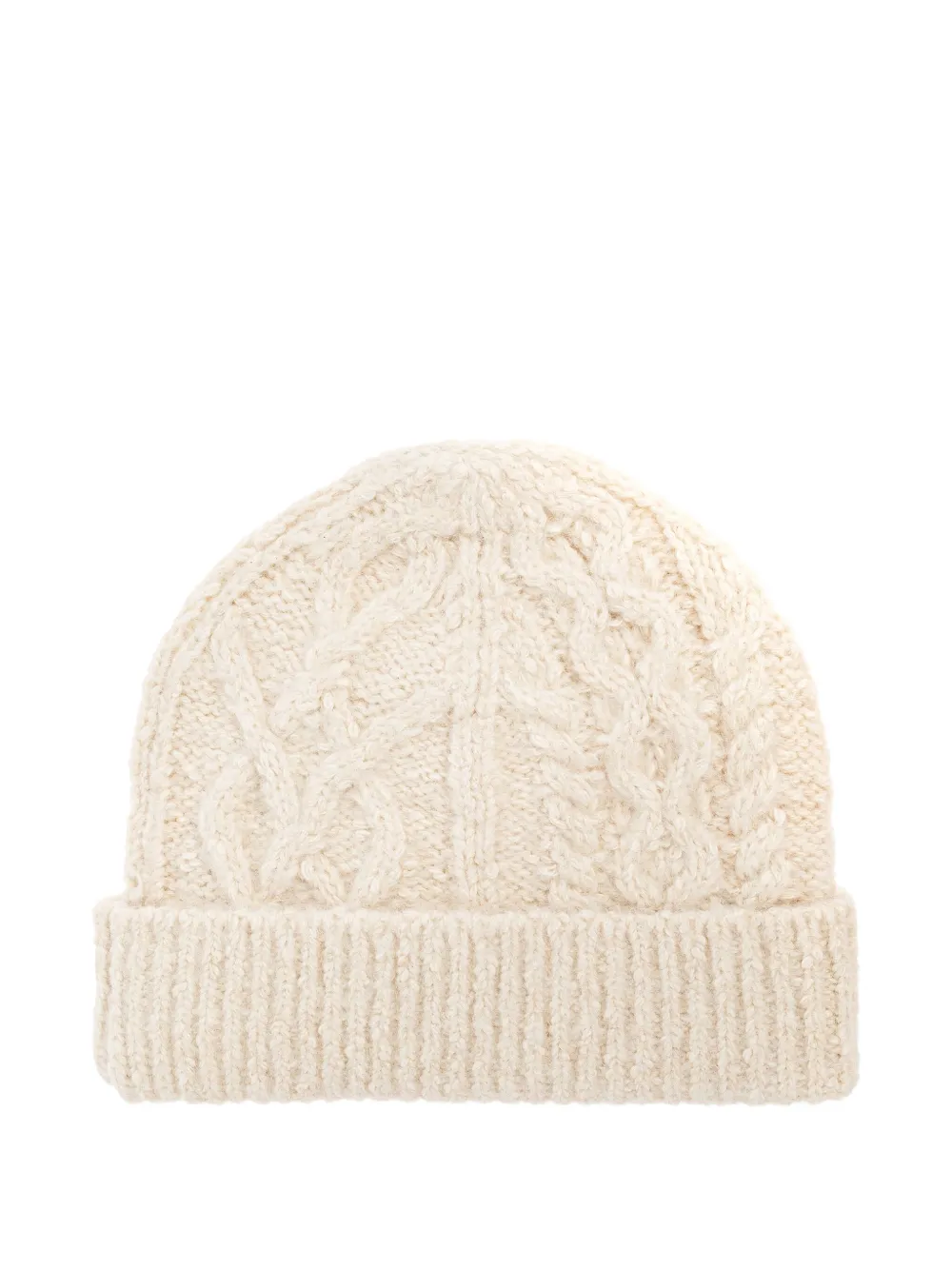Isabel Marant Cable-knit Beanie Hat In Neutral