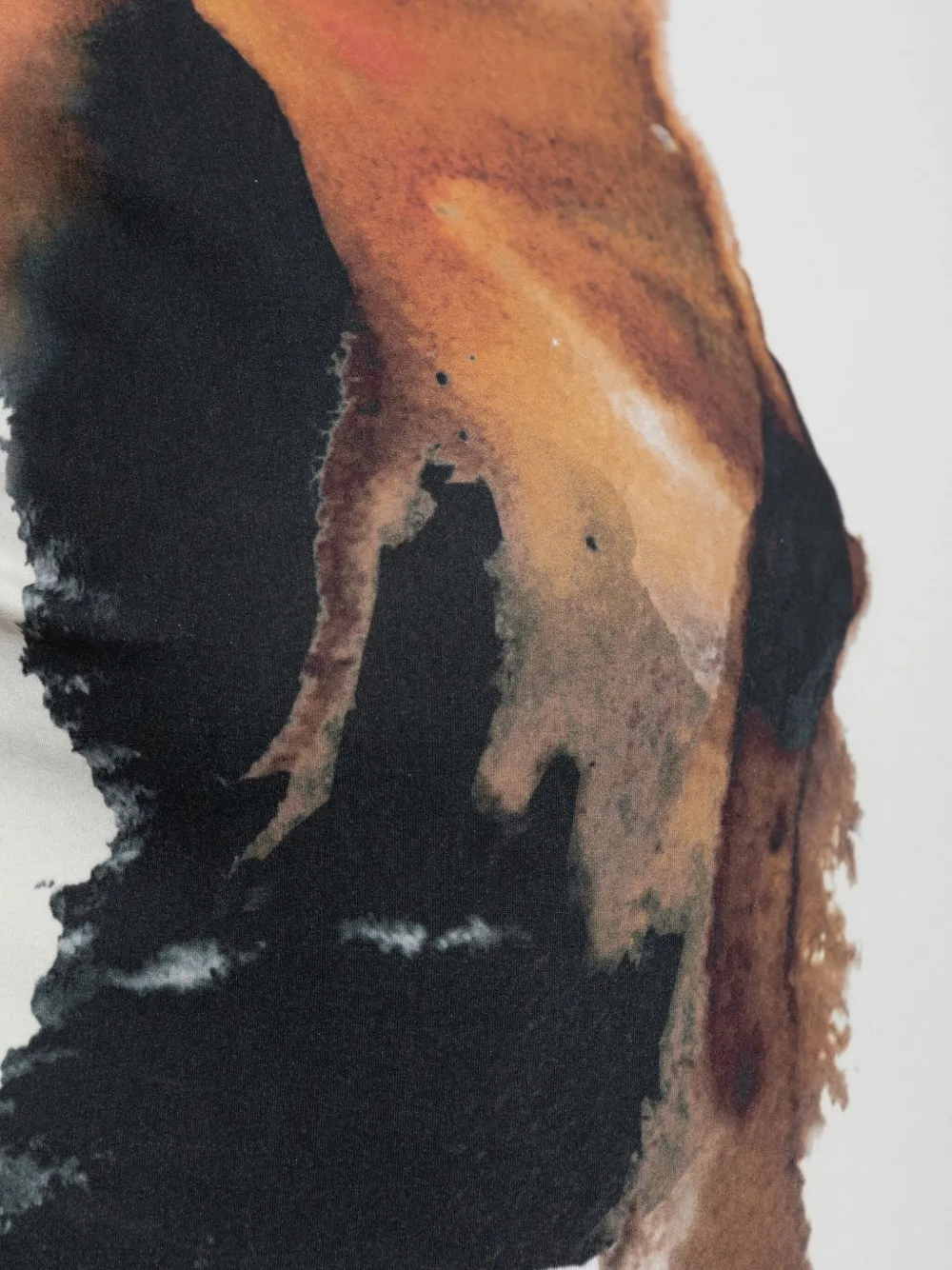 Y-3 T-shirt met logoprint Beige