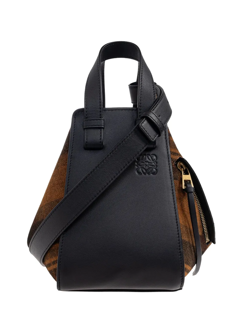 Loewe Hammock Zip Tote Bag In Black