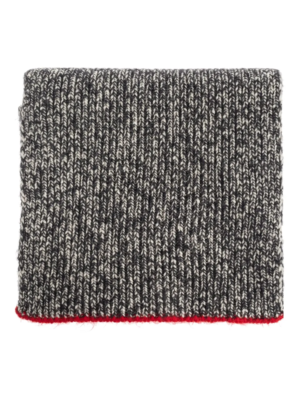 Isabel Marant Contrast-trim Scarf In Gray