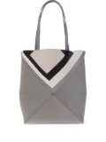 LOEWE x Albers Puzzle Fold chevron panel tote bag - Grey
