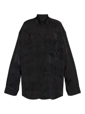 TOTEME Classic Crochet Shirt Black | Black | FARFETCH