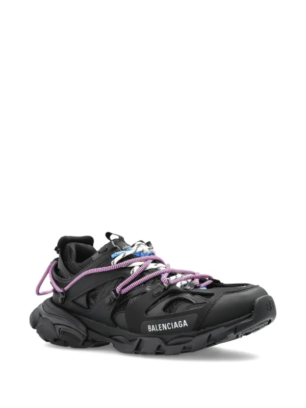 BLACK PURPLE 3WAY バッグ 　チャーム付　balenciaga Balenciaga Track Trail Laces Sneakers | Black | FARFETCH