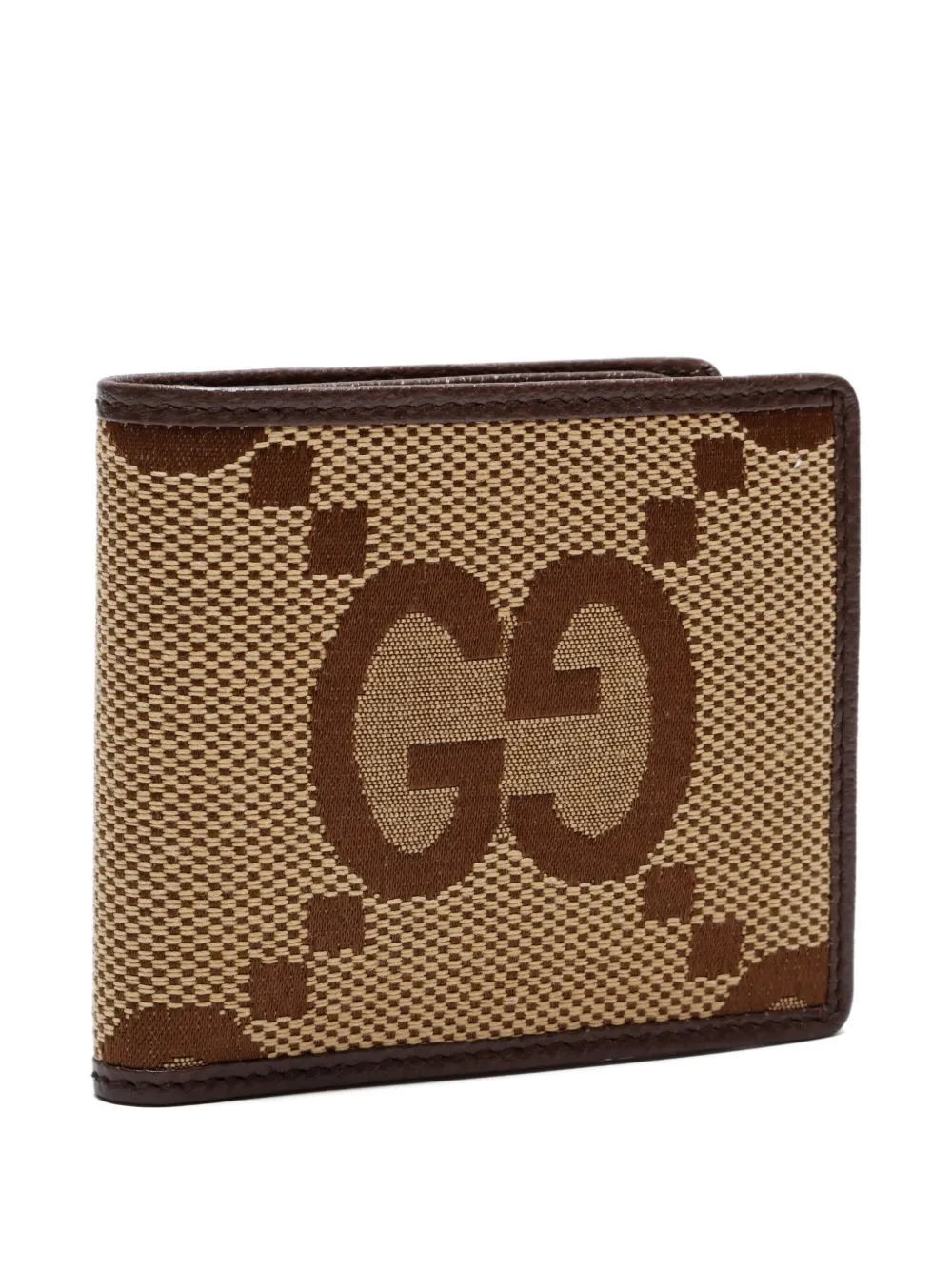 Pre-owned Gucci 2015-2024s Gg Canvas Wallet In Brown