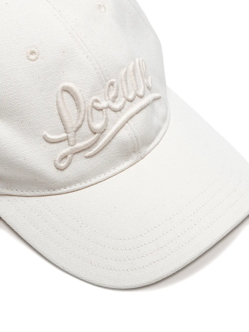 Loewe Pre-Owned 2020s logo-embroidered hat | Women | Image 2