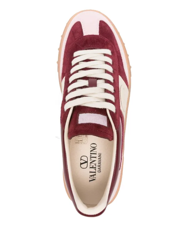 Valentino Garavani Upvillage Paneled Sneakers | Red | FARFETCH